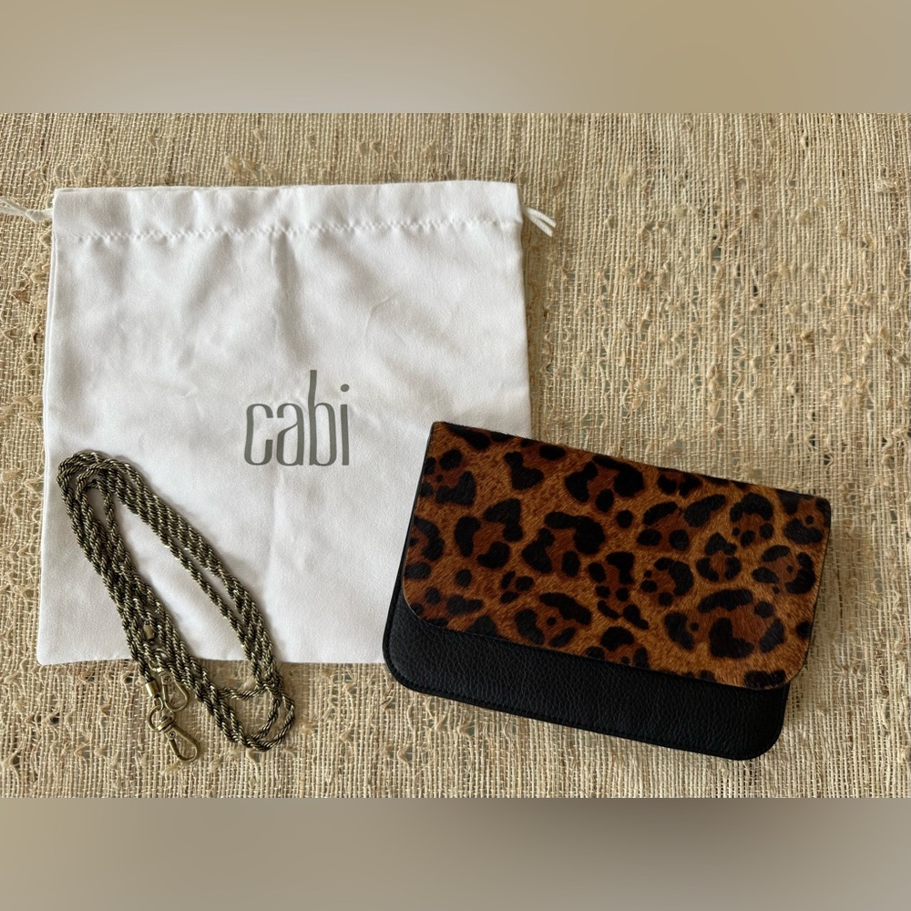 Cabi The Beast Crossbody Cheetah bag